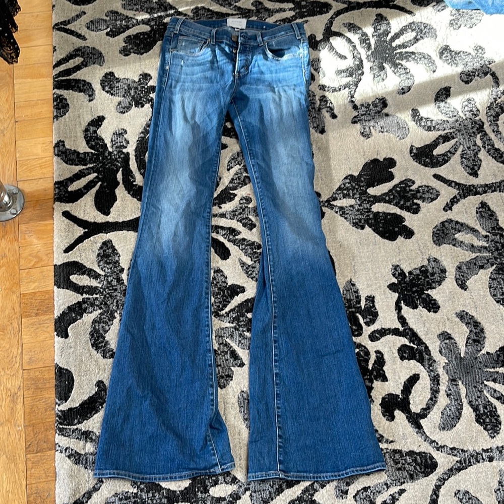 Mcguire blue denim flare jeans size 27